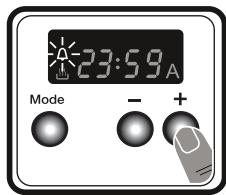 CONTINENTAL EDISON CEF77PIX - Ajuste de hora com aviso sonoro - 2