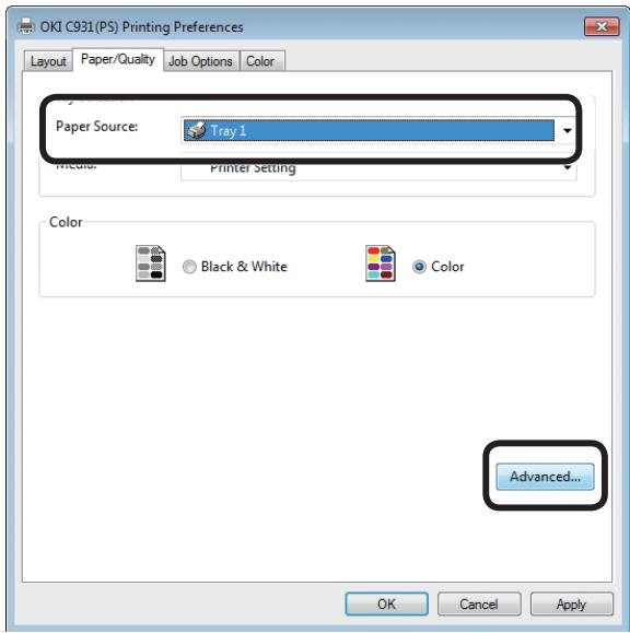 OKI PRO9541DN - ■ Utilisation des pilotes d'imprimantes Windows PS - 1