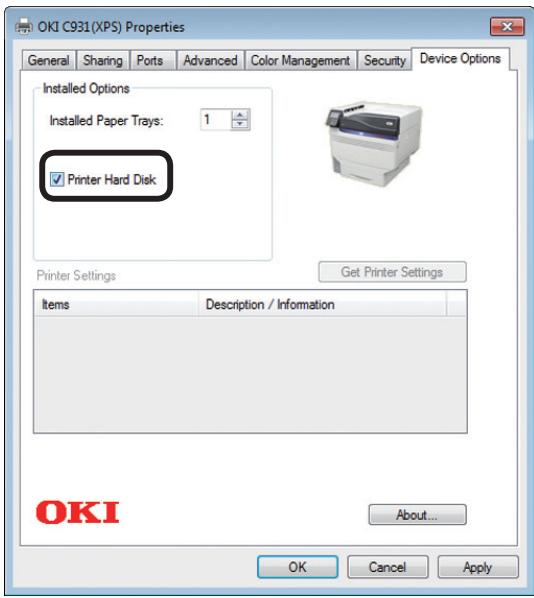 OKI PRO9541DN - □ Ajouter le HDD intégré. - 1