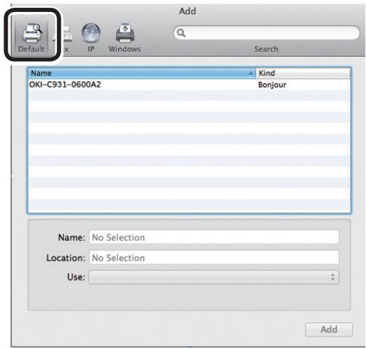 OKI PRO9541DN - Cliquer [Par défaut (Default)]. - 1