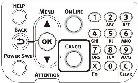 OKI PRO9541DN - Annulation d'impression - 1