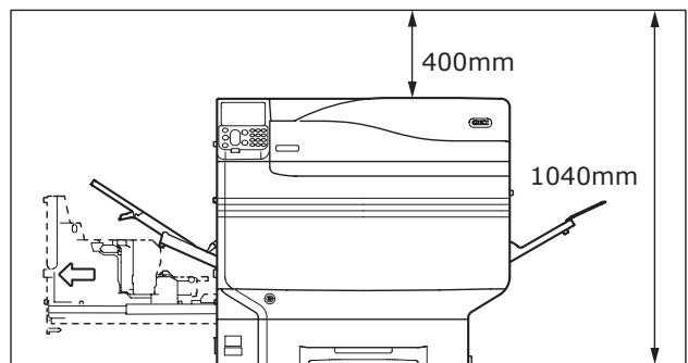 OKI PRO9541DN - ■ Espace d'installation - 2