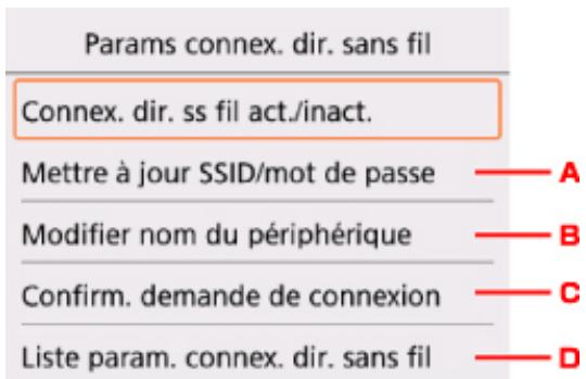 CANON TS5151 - Sélectionnez un paramètre. - 1