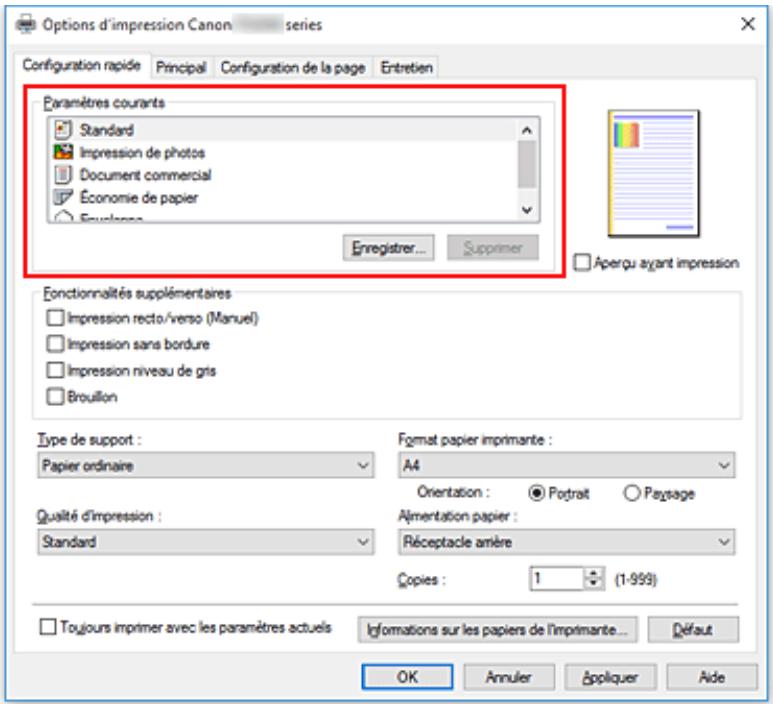CANON TS5151 - Configuration d'impression élémentaire - 1