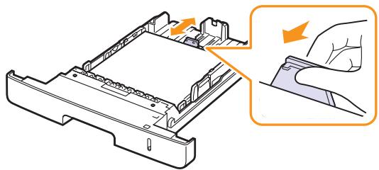 XEROX PHASER 3300MFPV/X - Modification du format de papier dans le bac d'alimentation - 3