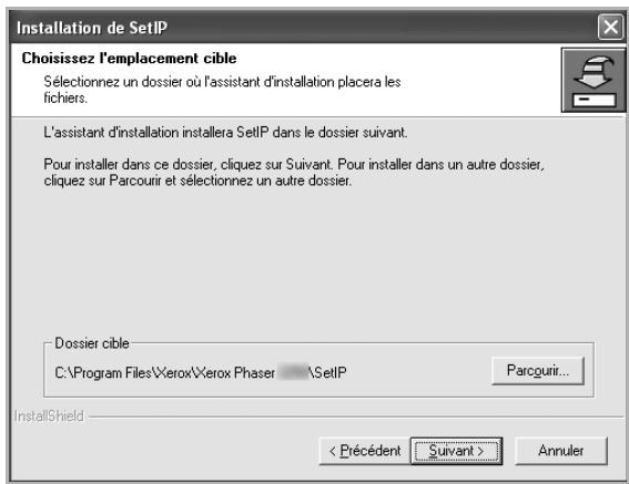 XEROX PHASER 3300MFPV/X - Installation de SetIP - 3