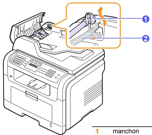 XEROX PHASER 3300MFPV/X - Remplacement du patin de chargeur automatique - 1