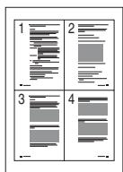 XEROX PHASER 3300MFPV/X - Impression de plusieurs pages sur une feuille (pages multiples) - 1