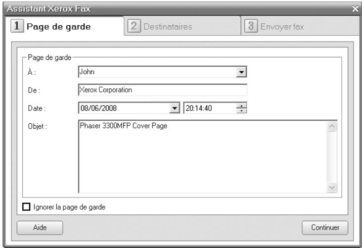 XEROX PHASER 3300MFPV/X - Pour envoyer une télécopie via PC-Fax - 2