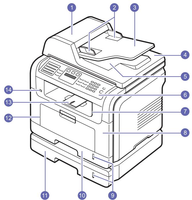XEROX PHASER 3300MFPV/X - Vue d'ensemble de l'imprimante - 1