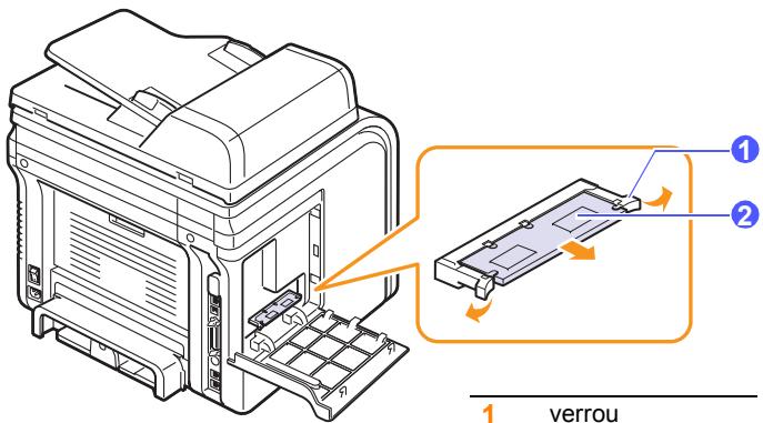 XEROX PHASER 3300MFPV/X - Installation d'une barrette de mémoire DIMM - 2