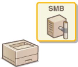 CANON LBP611CN - Configuration du protocole SMB - 1