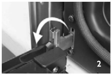 IGNIS AKS185IX - Changing the rear oven lamp bulb: - 2