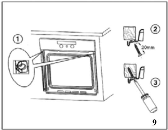 IGNIS AKS185IX - Securing the oven - 3