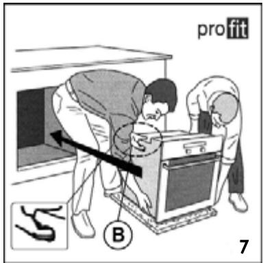 IGNIS AKS185IX - Securing the oven - 1