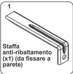 CONTINENTAL EDISON CP9060MCR - KIT ANTI-ribaltamento - 1