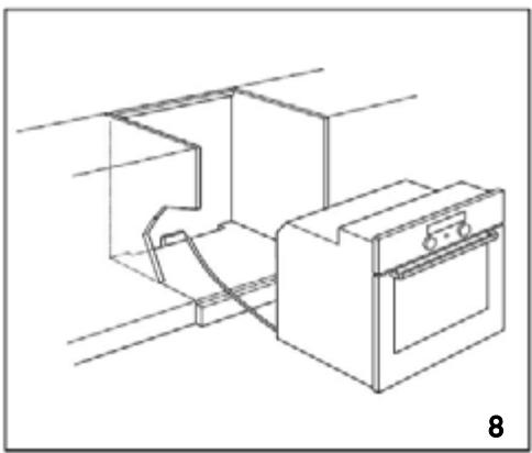 IGNIS AKS185WH - Securing the oven - 2