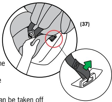 BESAFE IZI COMBI X3 - Removing the cover: alternative 2 - 1