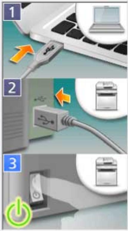 CANON LBP236DW - Connexion USB - 1
