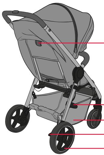 BRITAX B-AGILE LINEN - Produktübersicht / 4.3 Product Overview / 4.3 Aperçu du produit - 2