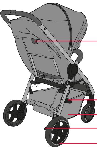 BRITAX B-AGILE LINEN - Instruções de manutenção - 1