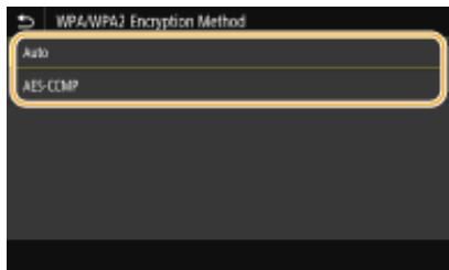 CANON LBP233DW - Select an encryption method. - 1