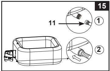 INTEX PURESPA ARDOISE - Fixation de la valve du spa - 1