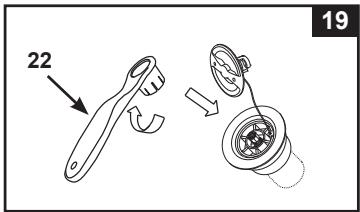INTEX PURESPA ARDOISE - Fixation de la valve du spa - 5
