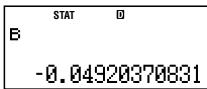 CASIO FC 100V-2 - Autres types de calcul de régression - 9