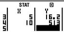 CASIO FC 100V-2 - Autres types de calcul de régression - 41