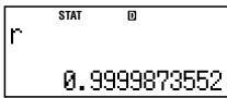 CASIO FC 100V-2 - Autres types de calcul de régression - 57