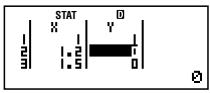 CASIO FC 100V-2 - Calcul de régression linéaire - 1