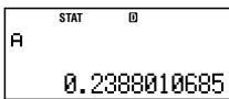 CASIO FC 100V-2 - Autres types de calcul de régression - 54