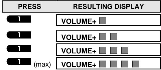 VISONIC POWERMASTER 30 - Adjusting the Speech Volume1 and the Volume of the Keypad Beeps - 1