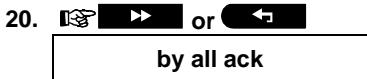 VISONIC POWERMASTER 30 - To Program the Acknowledge Method - 3