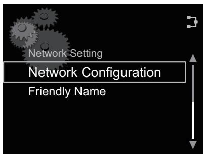 PIONEER N-50 - Select Network Setting Network Configuration. - 1
