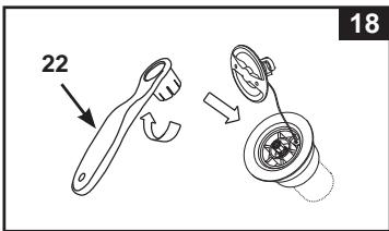 INTEX PURESPA GREYWOOD DELUXE - Fixation de la valve du spa - 1