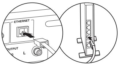 ONKYO NS-6170 - Ethernet cable connection - 1