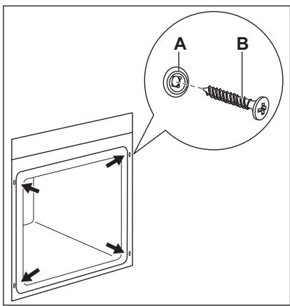 ELECTROLUX EOZ5700AOX - Securing the appliance to the cabinet - 1