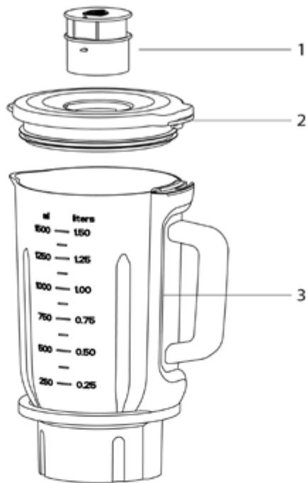 BRABANTIA D10-2W - KNOW YOUR TABLE BLENDER - 1