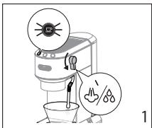 DELONGHI DEDICA ARTE EC885.GY - Limpieza de la varilla de vapor - 4