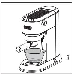 DELONGHI DEDICA ARTE EC885.GY - Preparation de la machine pour la première utilisation - 9