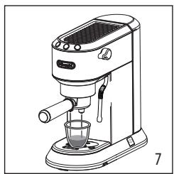 DELONGHI DEDICA ARTE EC885.GY - Por favor observe: - 7
