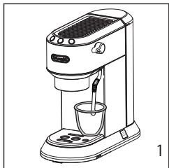 DELONGHI DEDICA ARTE EC885.GY - PREPARAR AGUA CALIENTE - 1