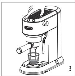 DELONGHI DEDICA ARTE EC885.GY - Programmer la quantité de café pour la TASSE - 3