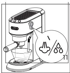 DELONGHI DEDICA ARTE EC885.GY - Preparation de la machine pour la première utilisation - 11