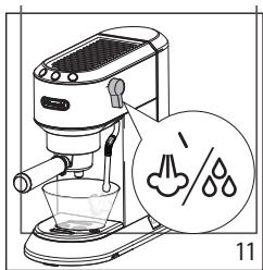 DELONGHI DEDICA ARTE EC885.GY - PREPARING YOUR MACHINE FOR FIRST USE - 12