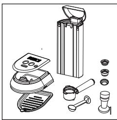 DELONGHI DEDICA ARTE EC885.GY - Preparation de la machine pour la première utilisation - 1
