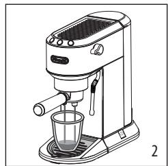 DELONGHI DEDICA ARTE EC885.GY - MAKING CAPPUCCINO - 2