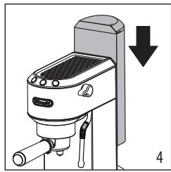 DELONGHI DEDICA ARTE EC885.GY - PREPARING YOUR MACHINE FOR FIRST USE - 4
